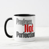 Progress not perfection  マグカップ (左)