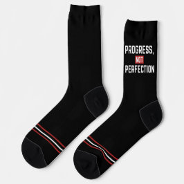 Progress Not Perfection Gym Crew Socks ソックス