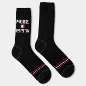Progress Not Perfection Gym Crew Socks ソックス (右)