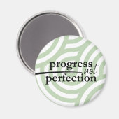 Progress Not Perfection Magnet マグネット (正面/裏面)