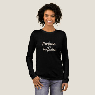 Progress Not Perfection – Motivational Mindset Quo トライブレンドＴシャツ