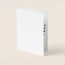 Progress Not Perfection Motivational Quote Design 箔カード