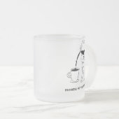 Progress. Not Perfection Mug フロストグラスマグカップ (正面右)
