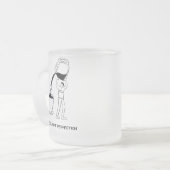 Progress. Not Perfection Mug フロストグラスマグカップ (正面左)