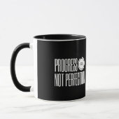 Progress Not Perfection — Mug マグカップ (左)