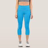 Progress Not Perfection Women's Exercise カプリレギンス (正面)