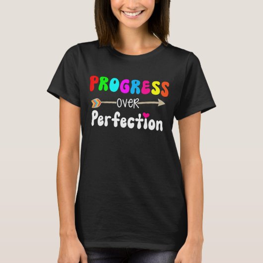 Progress Over Complements Sped Educator先生Bac Tシャツ (正面)
