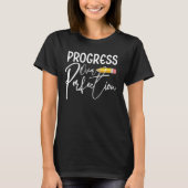 Progress Over Complements Sped Educator先生Bac Tシャツ (正面)