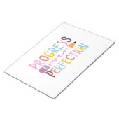 Progress Over Perfection Art ノートパッド (アングル)