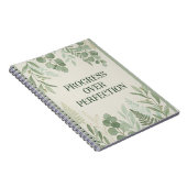 Progress over Perfection Journal ノートブック (右側)