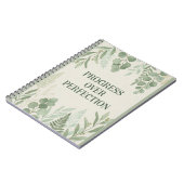 Progress over Perfection Journal ノートブック (左側)