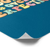 Progress Over Perfection Motivational Back To Scho ポスター (角)