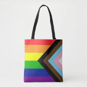Progress Pride 2022 ユニセックス トートバッグ (正面)