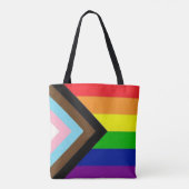Progress Pride 2022 ユニセックス トートバッグ (裏面)