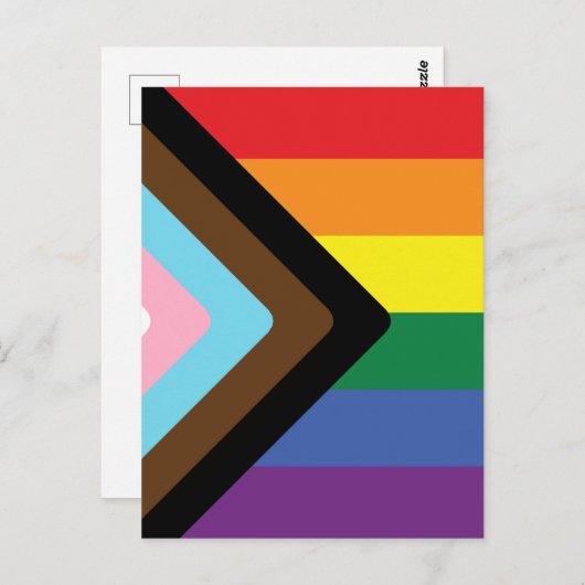 Progress Pride Flag  ポストカード (正面/裏面)