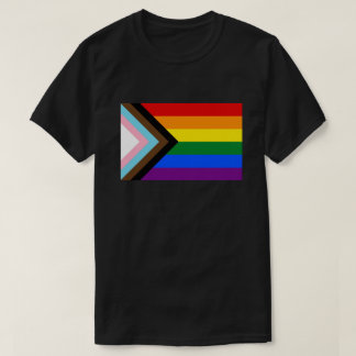 Progress Pride Flag LGBTQ+ Tシャツ