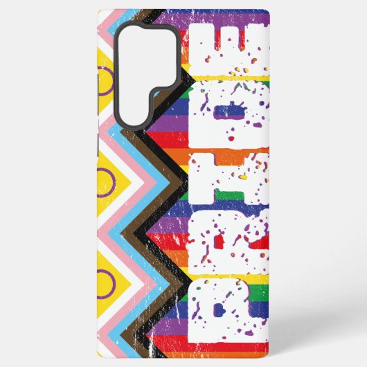 Progress Pride LGBTQ Samsung Galaxyケース (裏面)