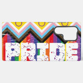 Progress Pride LGBTQ Samsung Galaxyケース (裏面横)