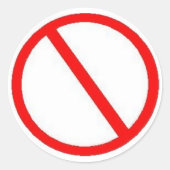 PROHIBIT – シール (正面)