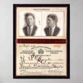 PROHIBITION AGENT SHUMATE 1920 ポスター (正面)