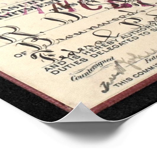 PROHIBITION AGENT SHUMATE 1920 ポスター (角)