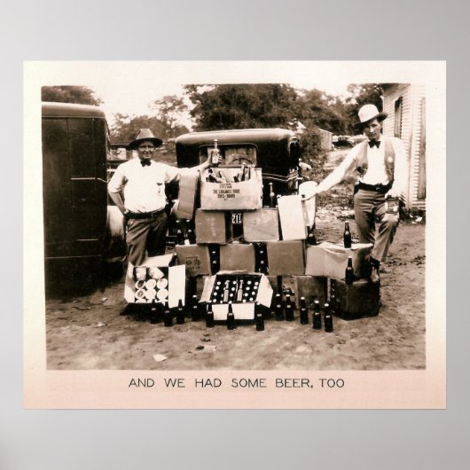 Prohibition Beer Raid, Kilgore, TX 1931 ポスター (正面)