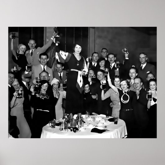 PROHIBITION ENDS 1933 [DIGITAL ART] ポスター (正面)