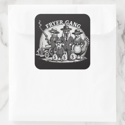 "Prohibition Pullets" スクエアシール (バッグ)