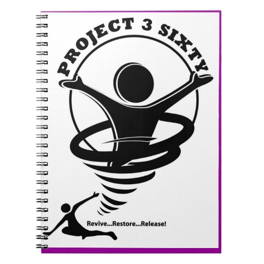 Project3Sixtyの螺旋綴じジャーナル ノートブック (正面)