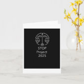Project ストップ 2025グラフィック カード (黄色い花)
