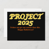 Project 2025ポストカード ポストカード (正面/裏面)