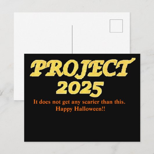 Project 2025ポストカード ポストカード (正面/裏面)