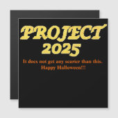 Project 2025磁気ハロウィーンカード (正面/裏面)