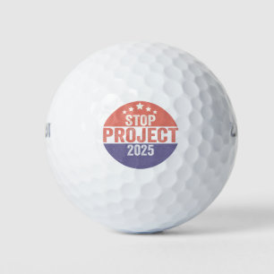 Project 2025 Trump American Patroitic USAボタン ゴルフボール