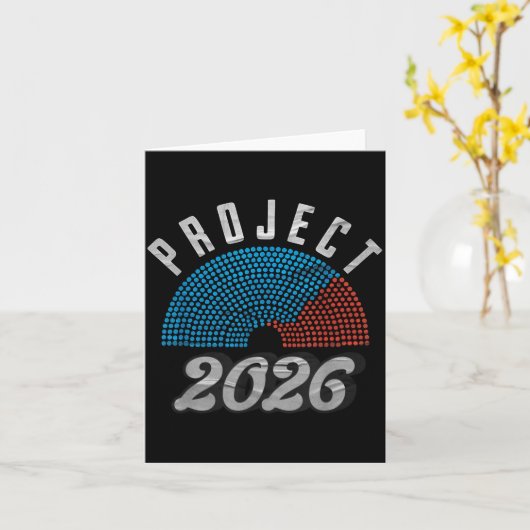 Project 2026 Tee Shirt  カード (黄色い花)