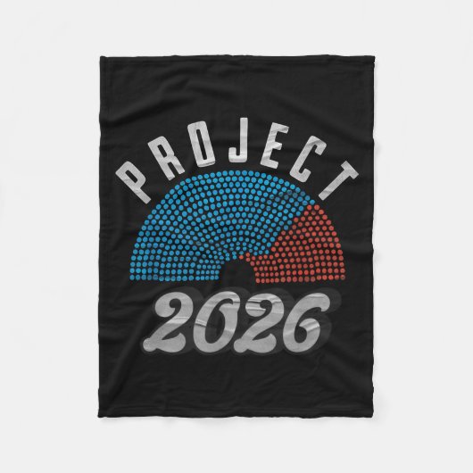 Project 2026 Tee Shirt  フリースブランケット (正面)