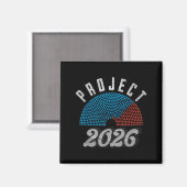 Project 2026 Tee Shirt マグネット (正面/裏面)