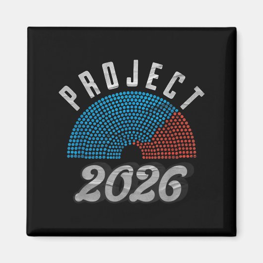 Project 2026 Tee Shirt マグネット (正面)
