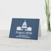 Project 2026 Vote for Democracy カード (正面)