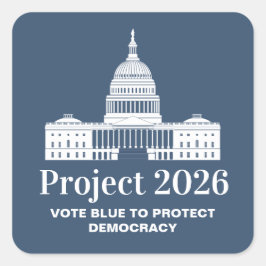 Project 2026 Vote for Democracy スクエアシール