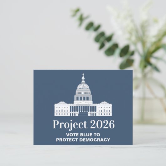 Project 2026 Vote for Democracy ポストカード (スタンド正面)