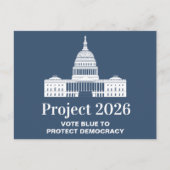Project 2026 Vote for Democracy ポストカード (正面)