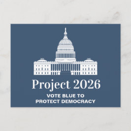 Project 2026 Vote for Democracy ポストカード