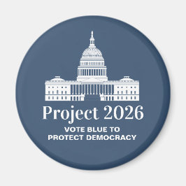 Project 2026 Vote for Democracy マグネット