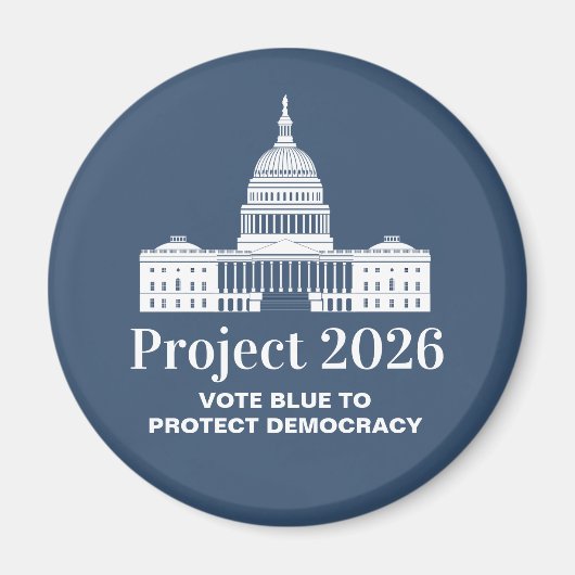 Project 2026 Vote for Democracy マグネット (正面)
