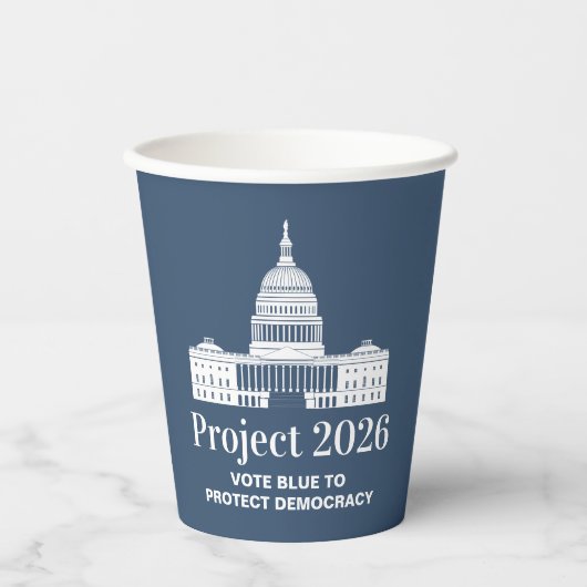 Project 2026 Vote for Democracy 紙コップ (正面)