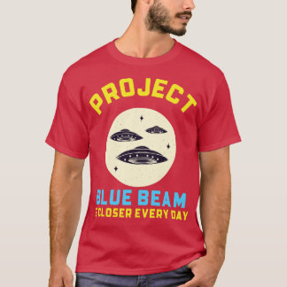 Project Blue Beam陰謀用Tシャツ Tシャツ
