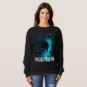 Project Blue Beam Fake Alien Invasion スウェットシャツ (正面フル)