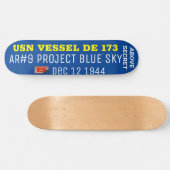 PROJECT BLUE SKY スケートボード (横)
