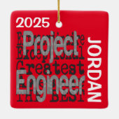 Project Engineer Extraordinaire CUSTOM セラミックオーナメント (裏面)